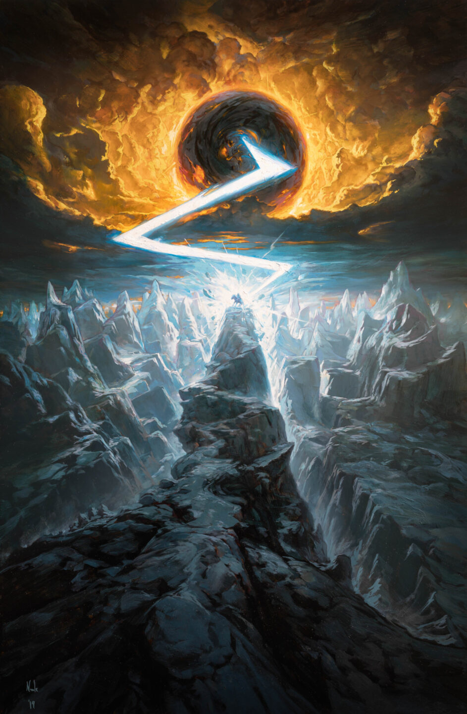 Noah-Bradley_Magic-the-Gathering_LightningBolt_revision