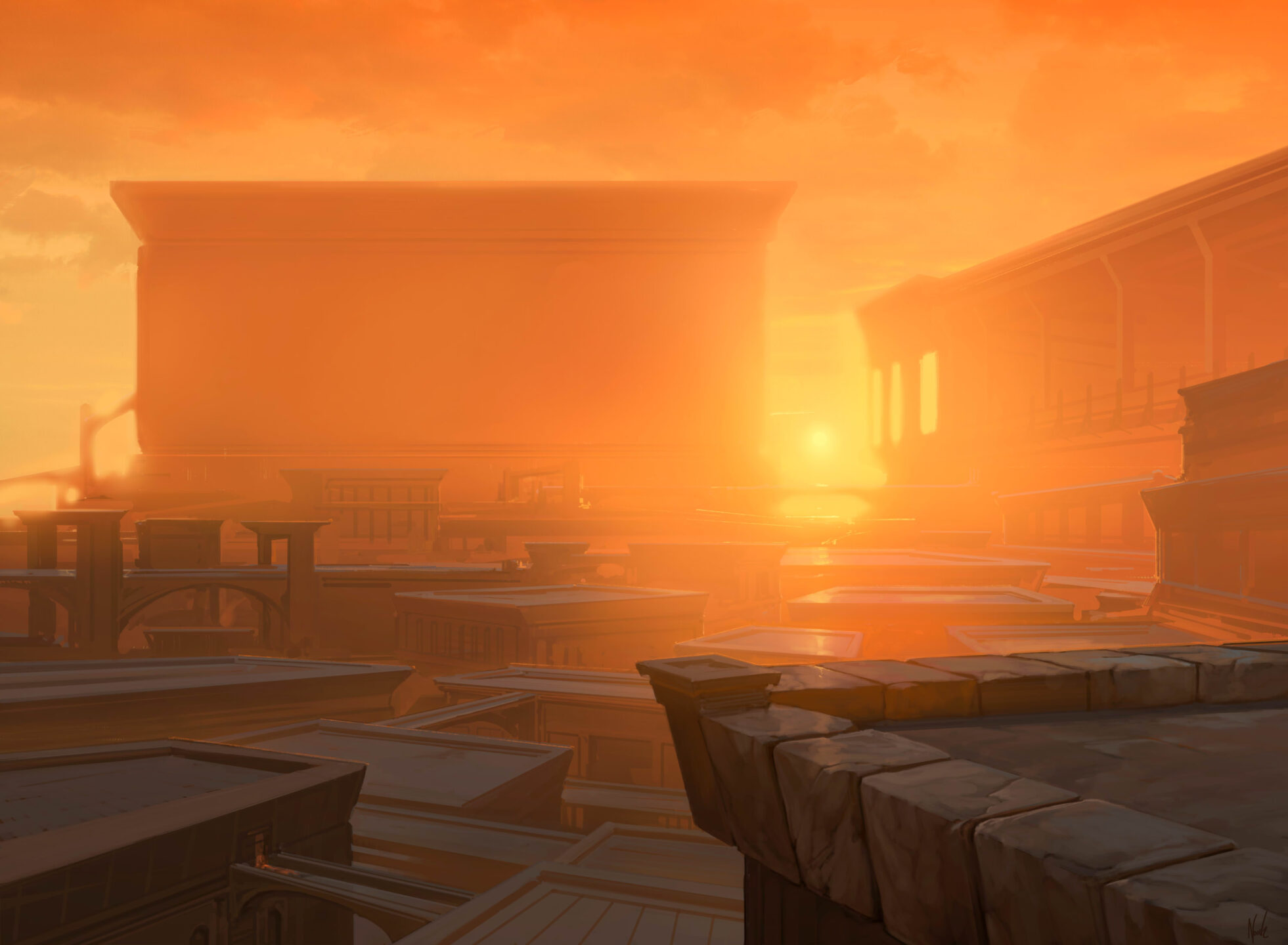 Noah-Bradley_Magic-the-Gathering_MountainBoros