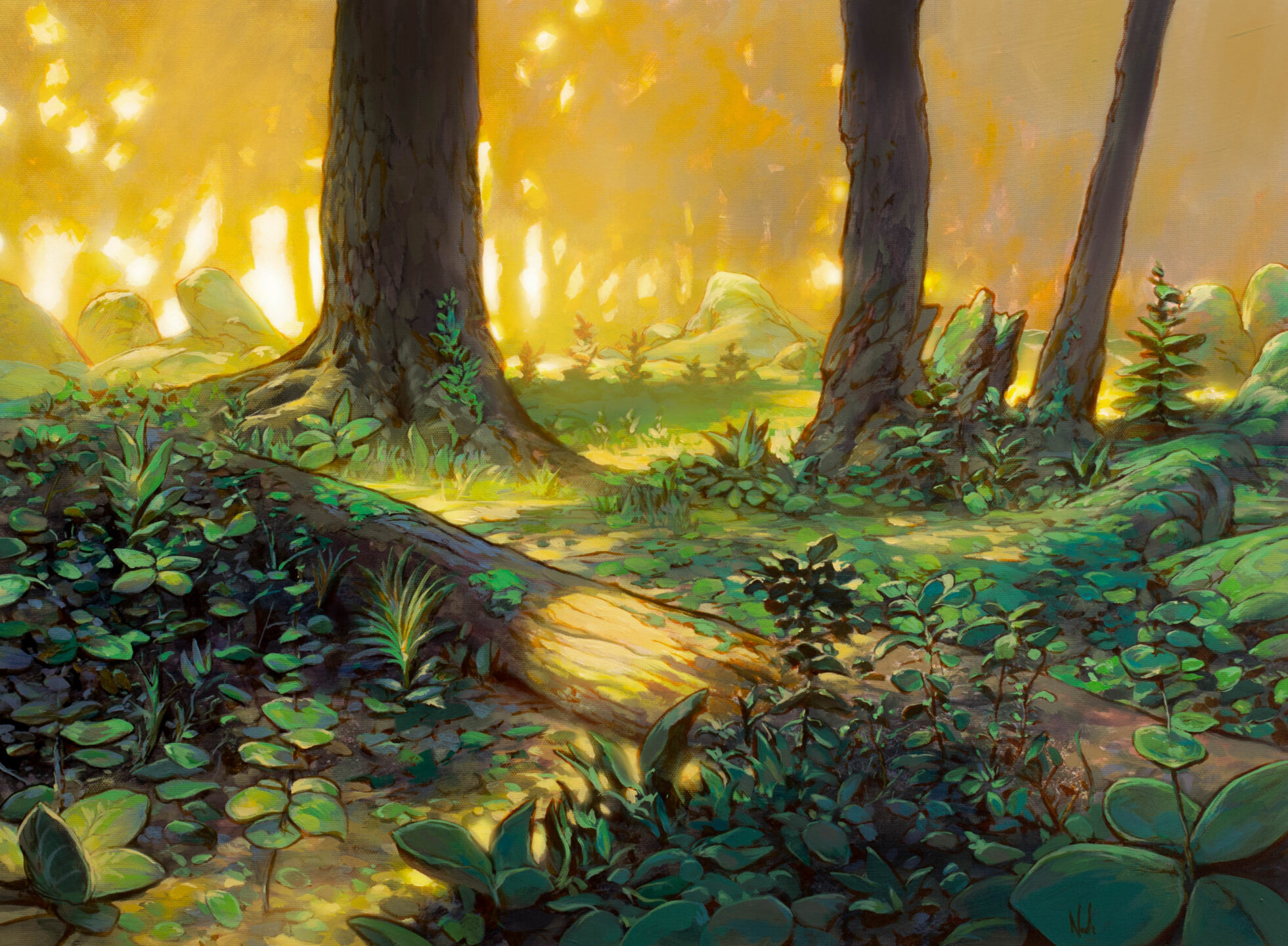 Noah-Bradley_Magic-the-Gathering_TranquilThicket