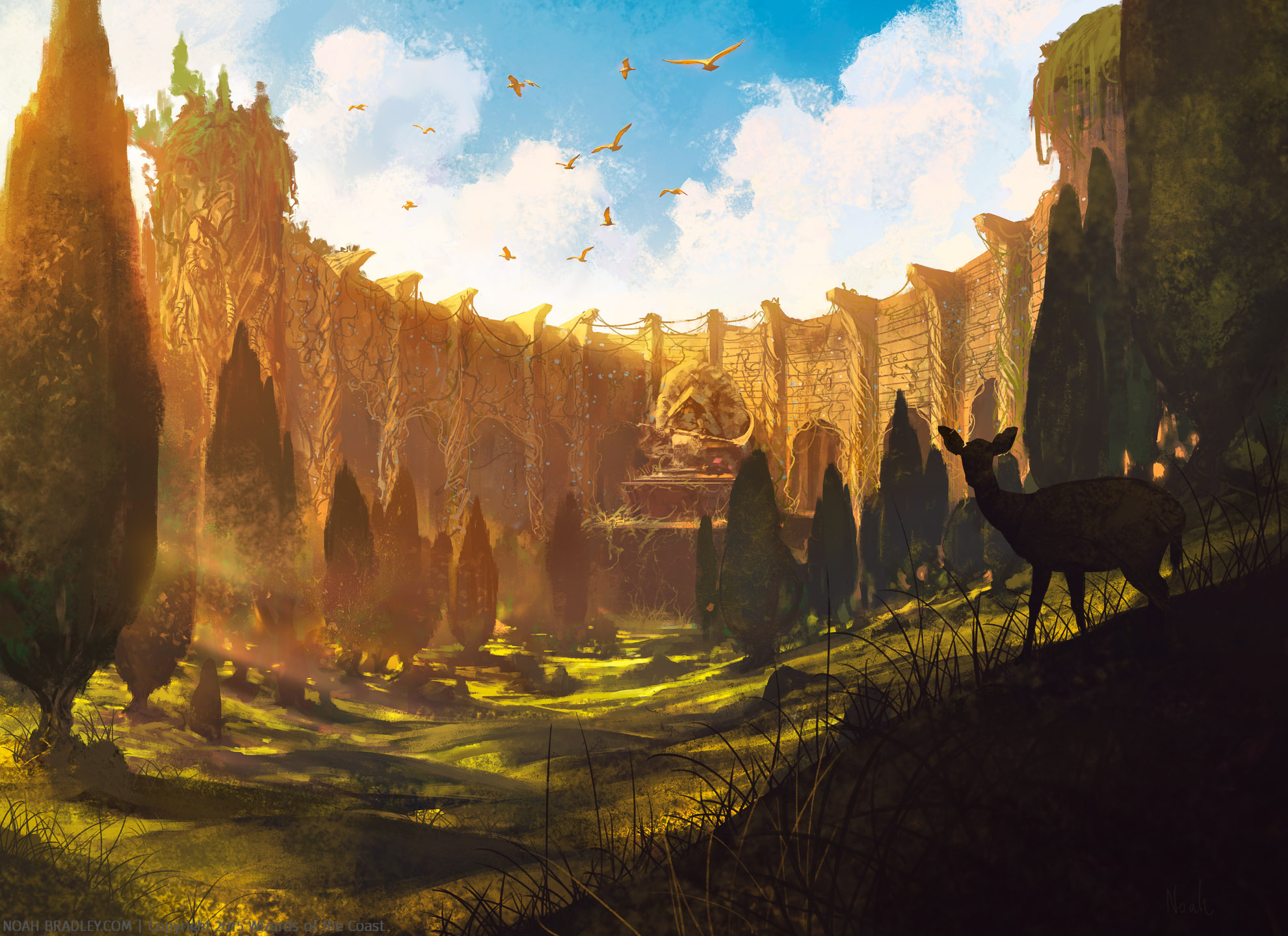 Noah-Bradley_Temple-of-Plenty