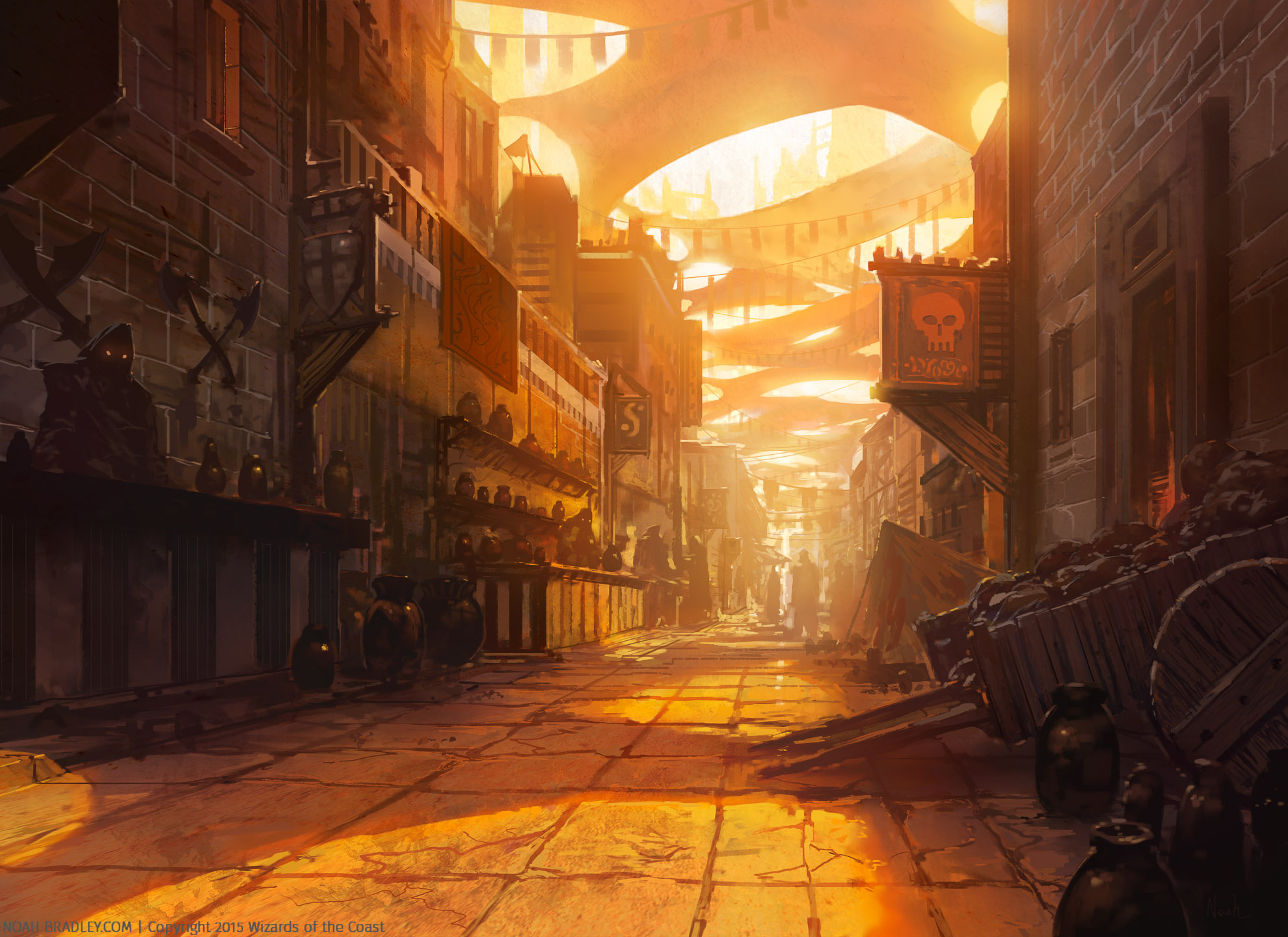 Noah-Bradley_Tin-Street-Market