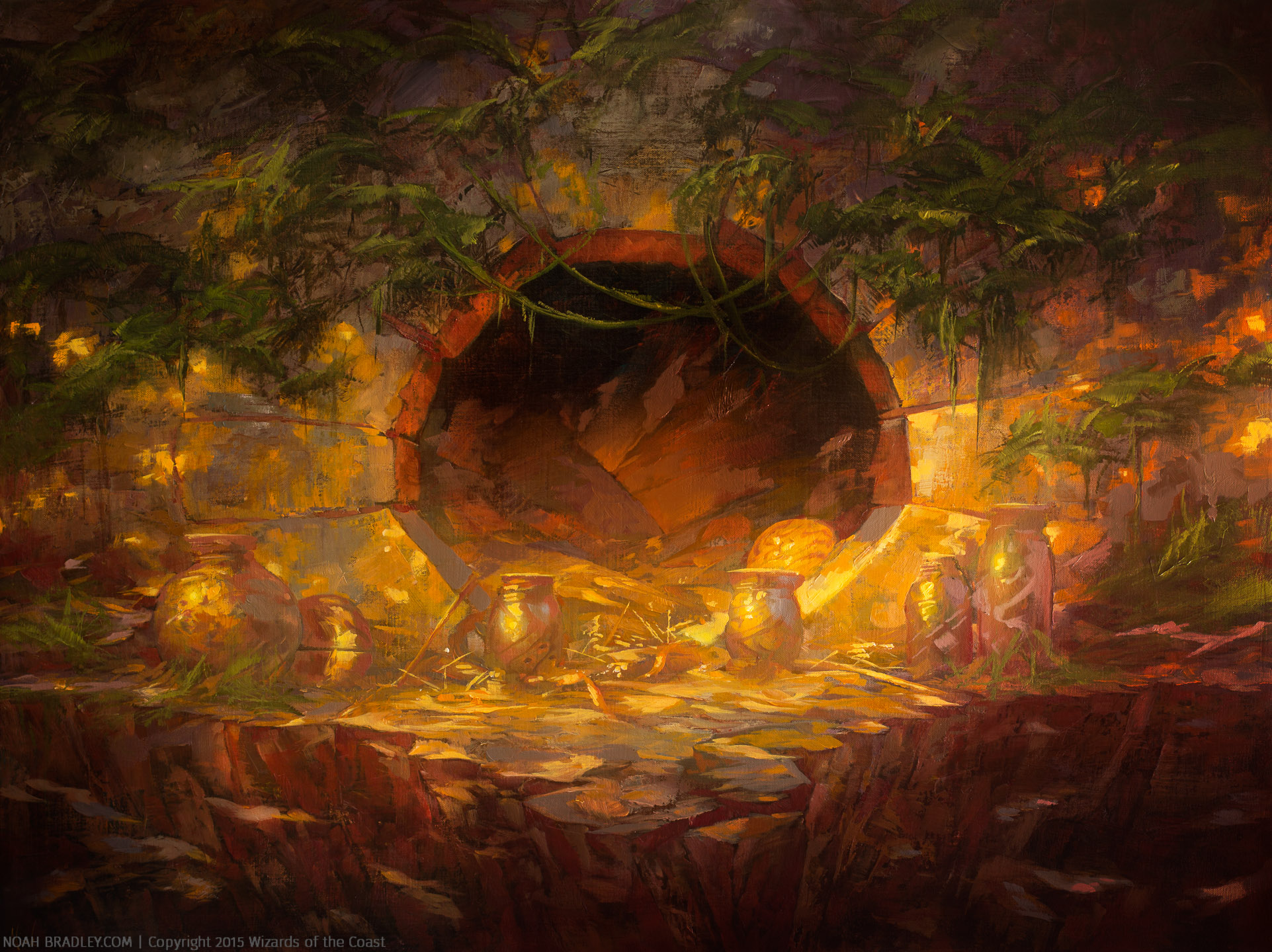 Noah-Bradley_forgotten-cave