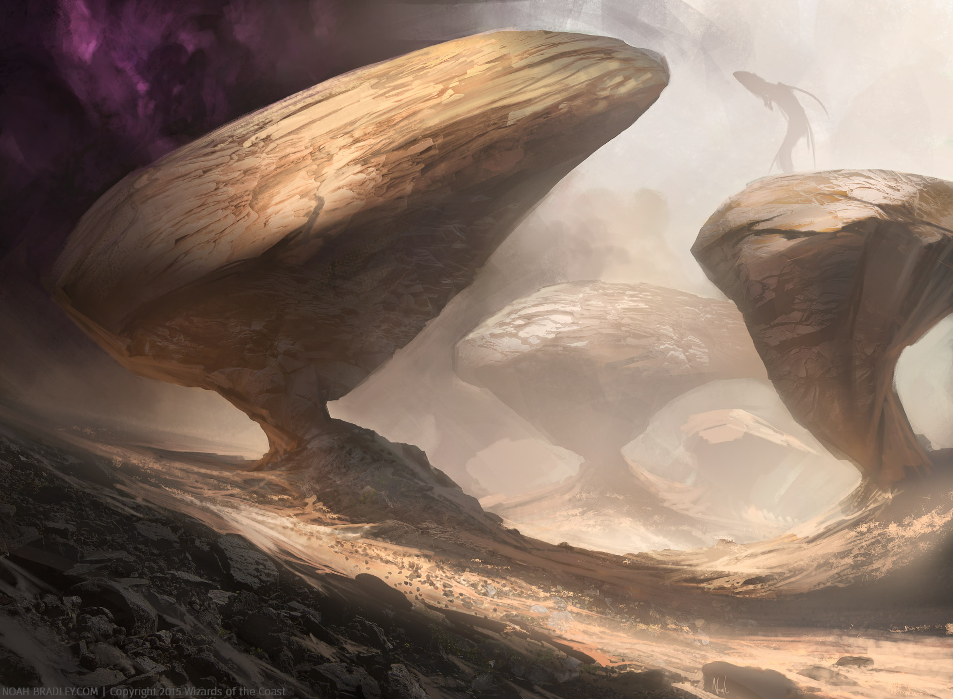 Noah-Bradley_mountain-2-dragons-of-tarkir
