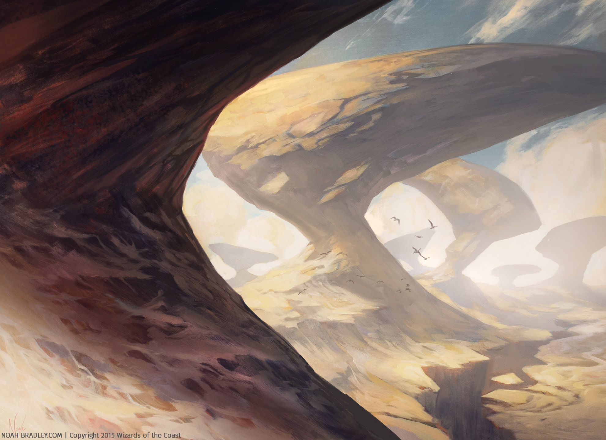 Noah-Bradley_mountain-2-khans-of-tarkir